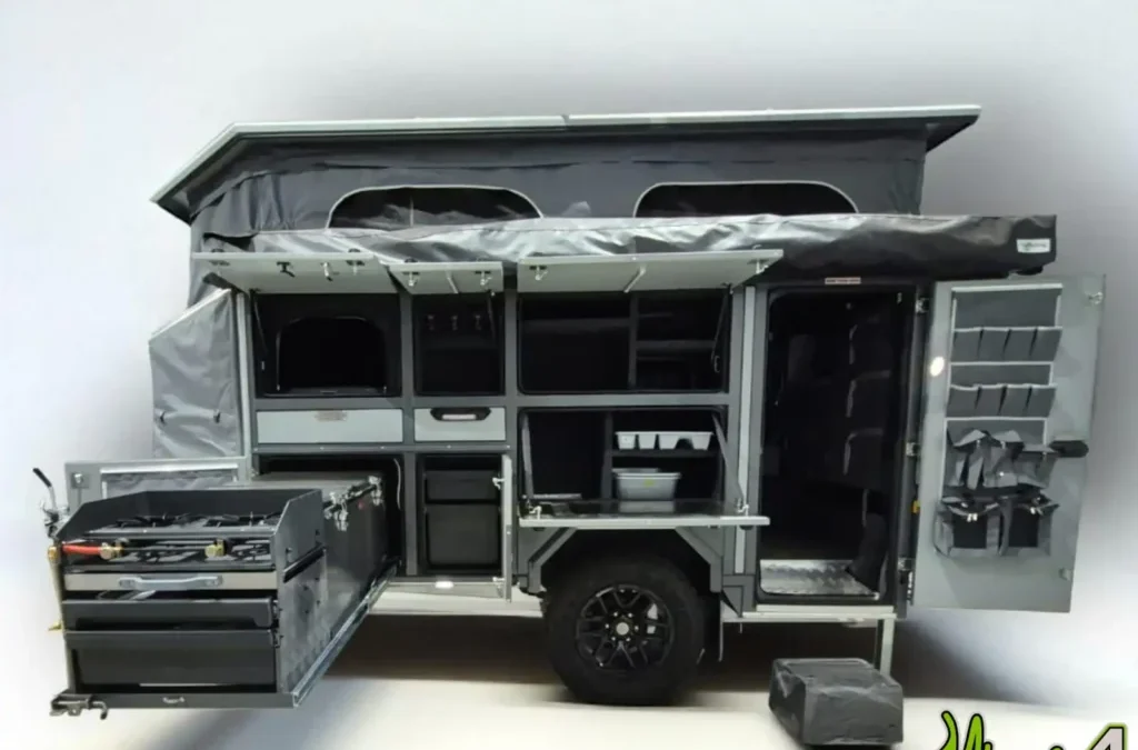 Mbada 4 Max: An Off Road Caravan with Two Sleeping Arrangements